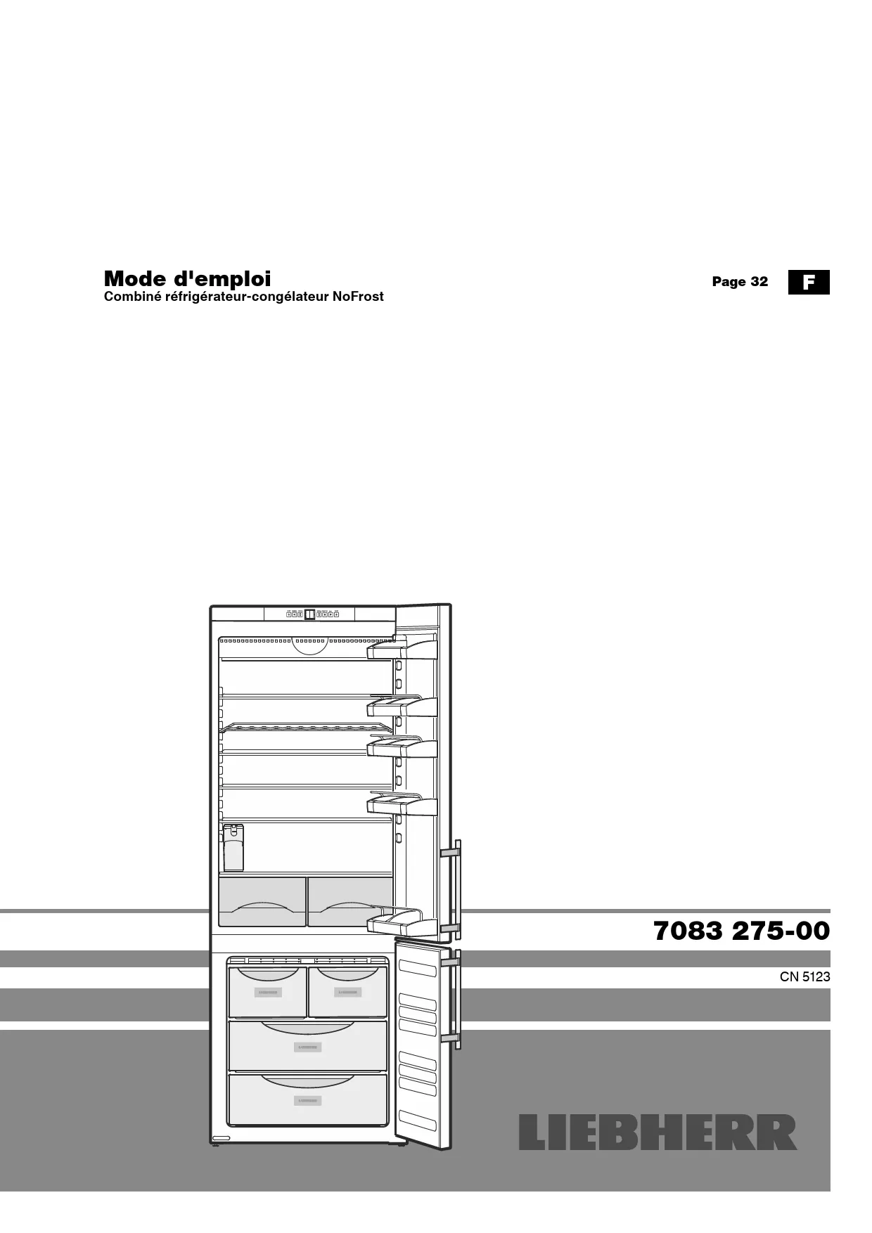 Mode d'emploi LIEBHERR CNESF5113