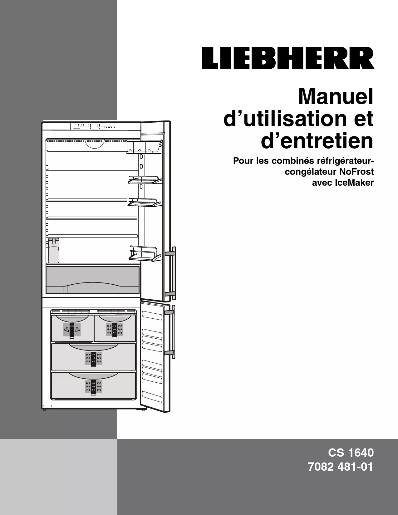 Mode d'emploi LIEBHERR COMFORT SUPERFROST