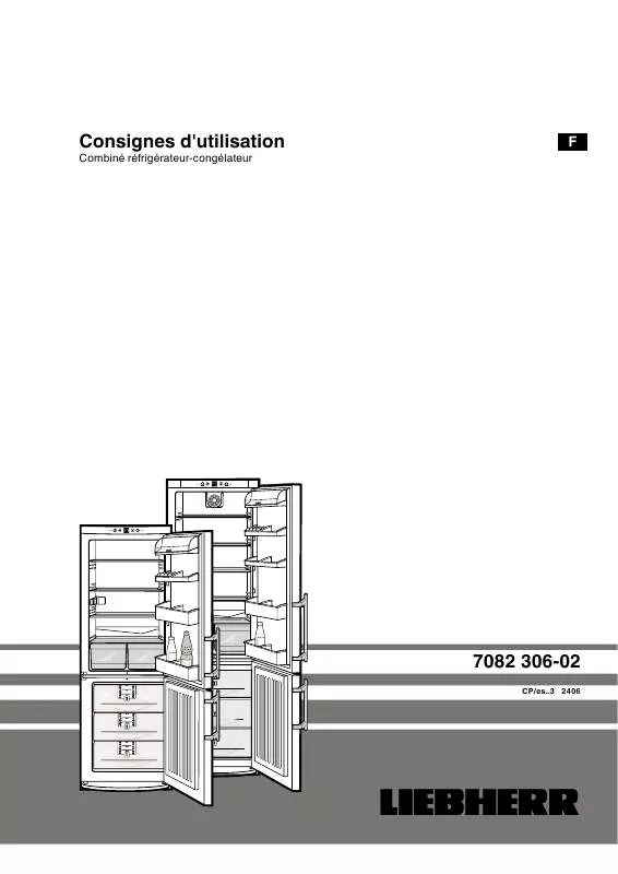 Mode d'emploi LIEBHERR CP 3503