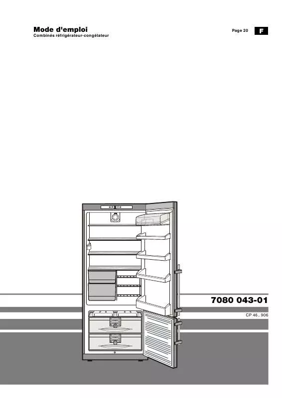 Mode d'emploi LIEBHERR CPES 4613