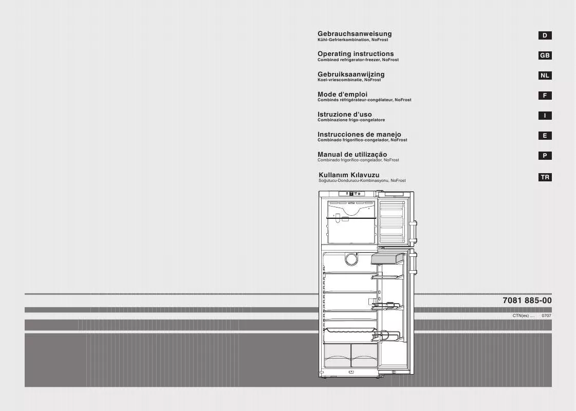 Mode d'emploi LIEBHERR CTN 3153