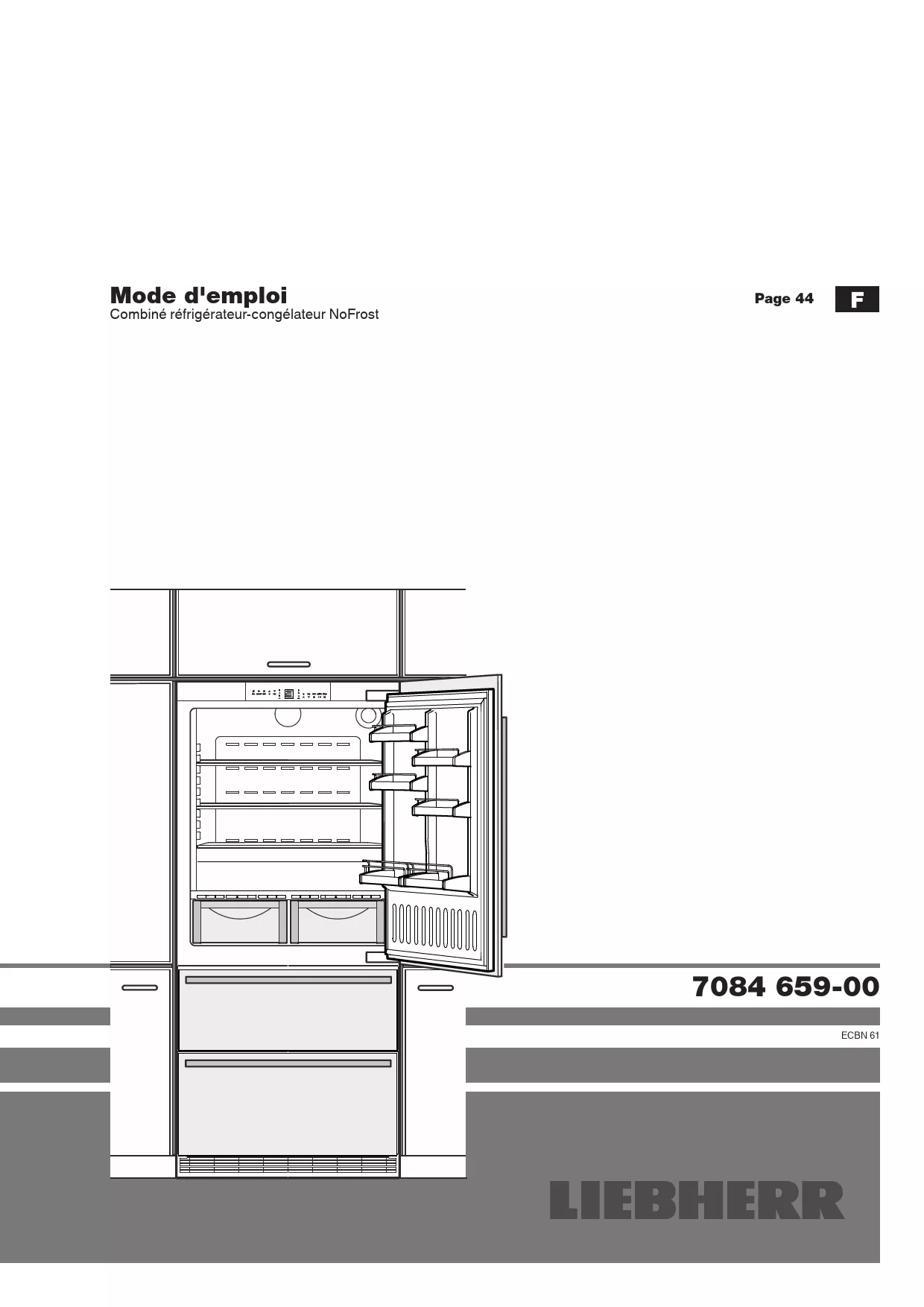 Mode d'emploi LIEBHERR ECBN 6156