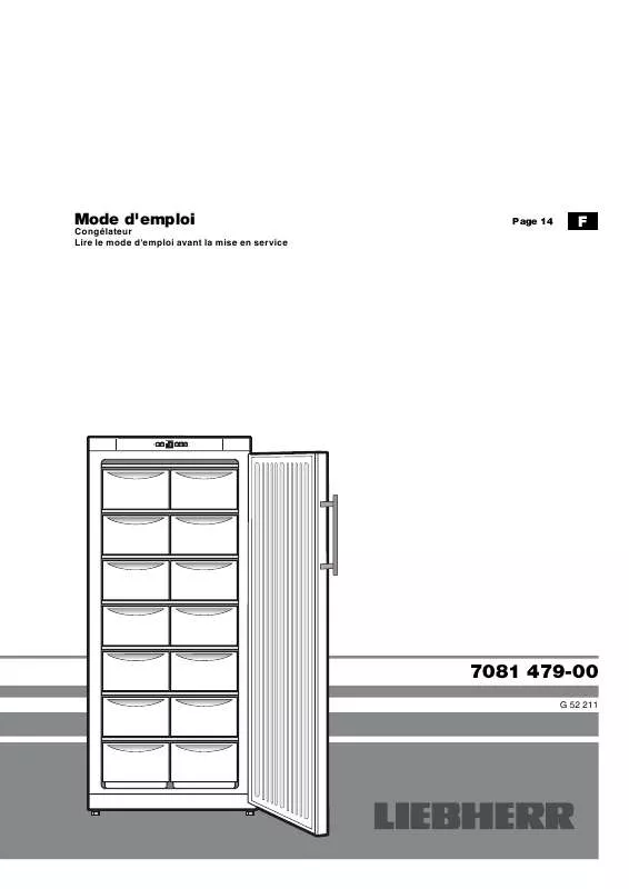 Mode d'emploi LIEBHERR G 5216-21