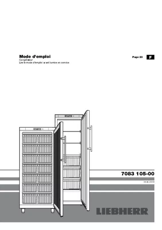 Mode d'emploi LIEBHERR GG5210