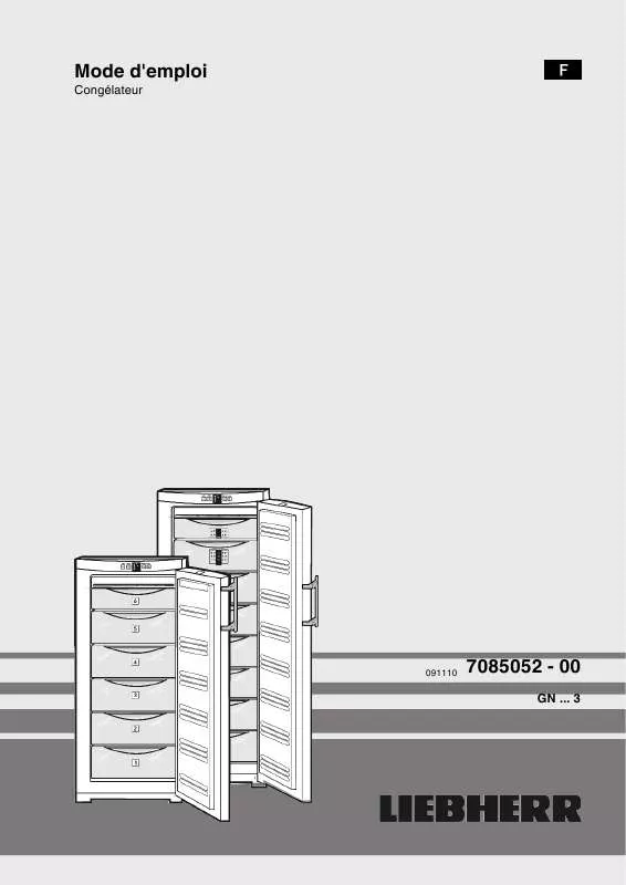 Mode d'emploi LIEBHERR GN 1923 COMFORT NOFROST