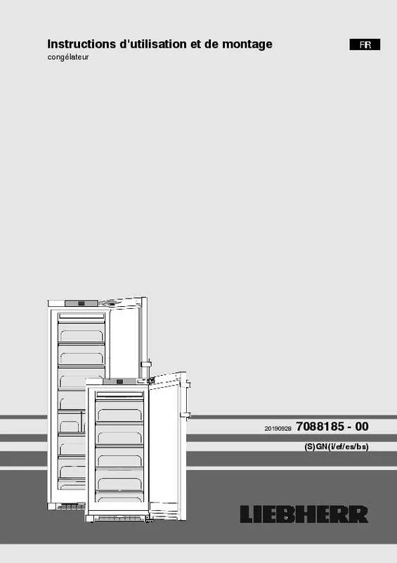 Mode d'emploi LIEBHERR GN 3735-20