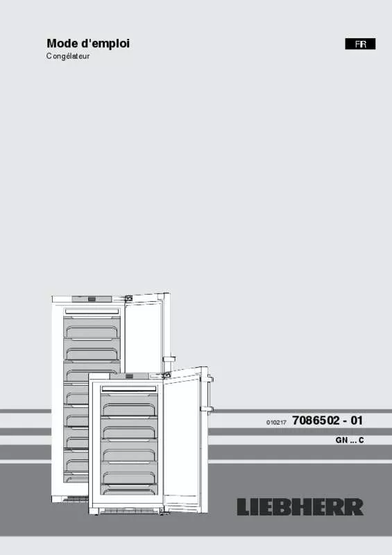 Mode d'emploi LIEBHERR GN 5215