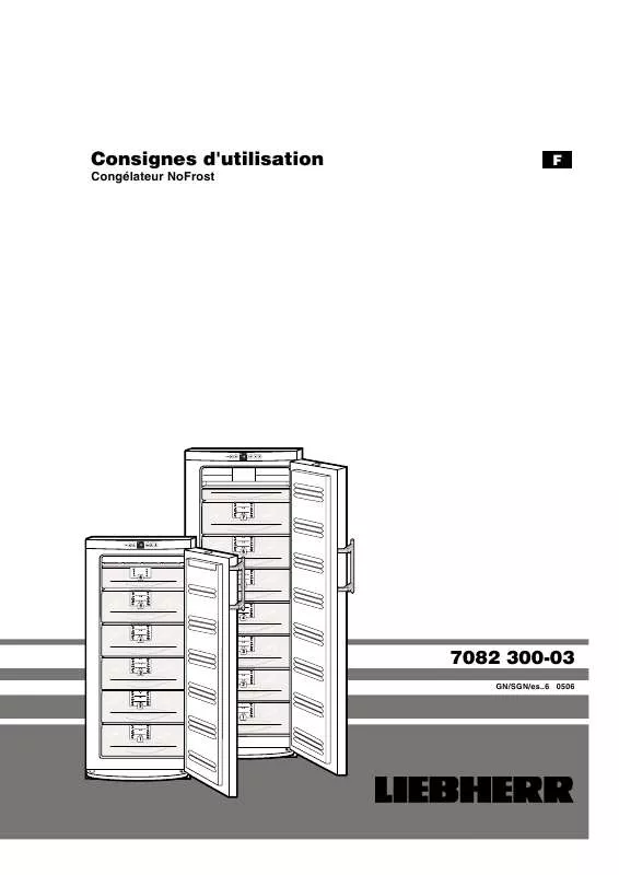 Mode d'emploi LIEBHERR GN