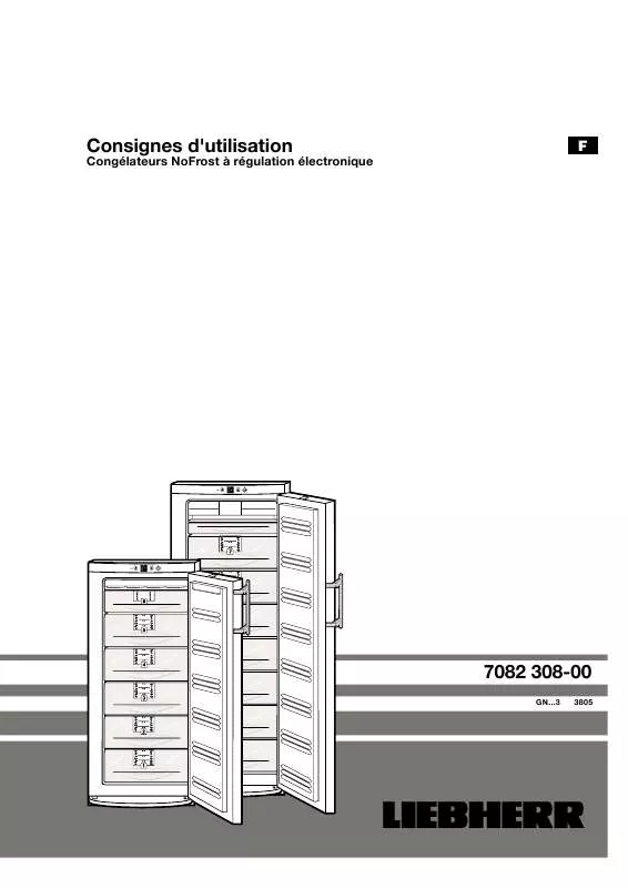 Mode d'emploi LIEBHERR GN 1853