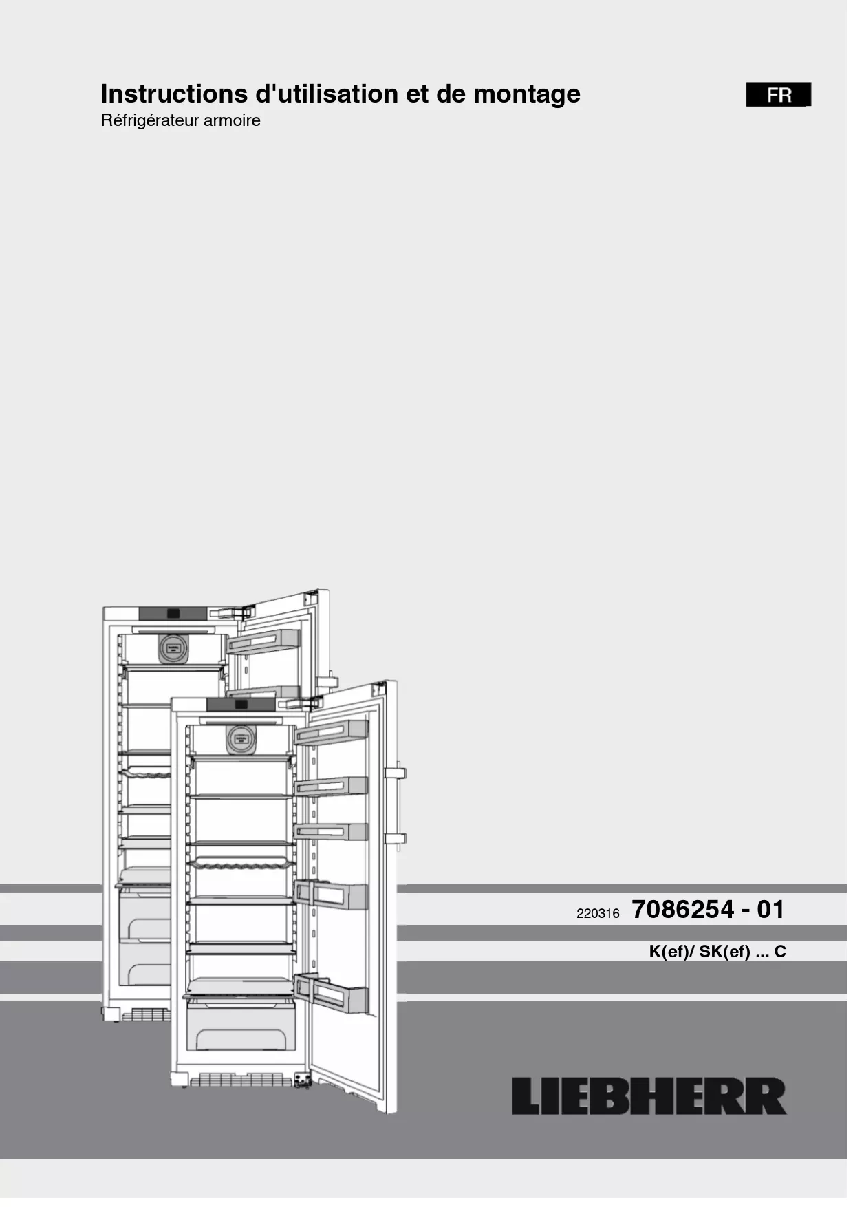 Mode d'emploi LIEBHERR GN5235-21