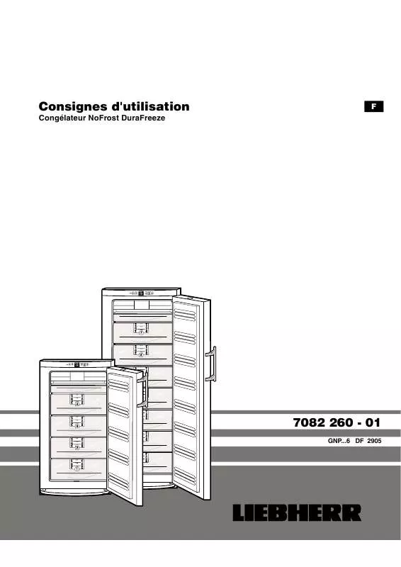 Mode d'emploi LIEBHERR GNP 2076