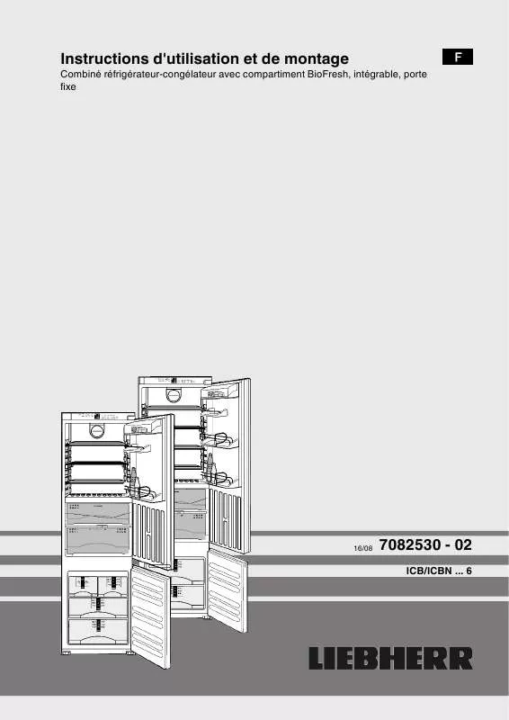 Mode d'emploi LIEBHERR ICBN 3056