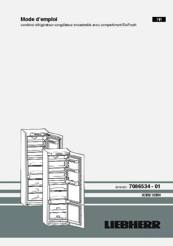 Mode d'emploi LIEBHERR ICBS3224