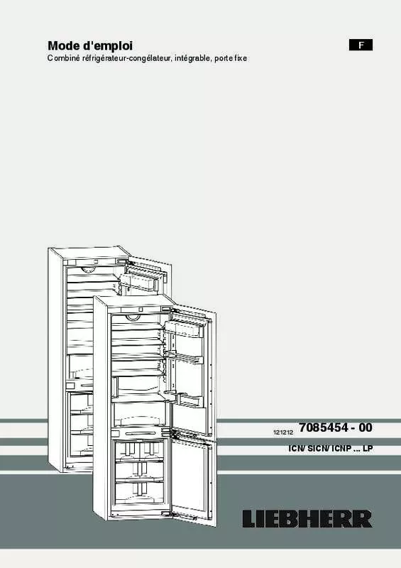 Mode d'emploi LIEBHERR ICN 3366