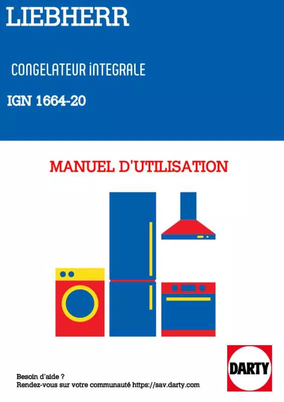 Mode d'emploi LIEBHERR IGN1664-20