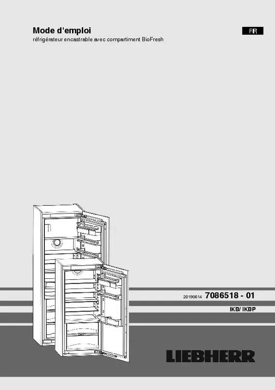 Mode d'emploi LIEBHERR IKBP2760