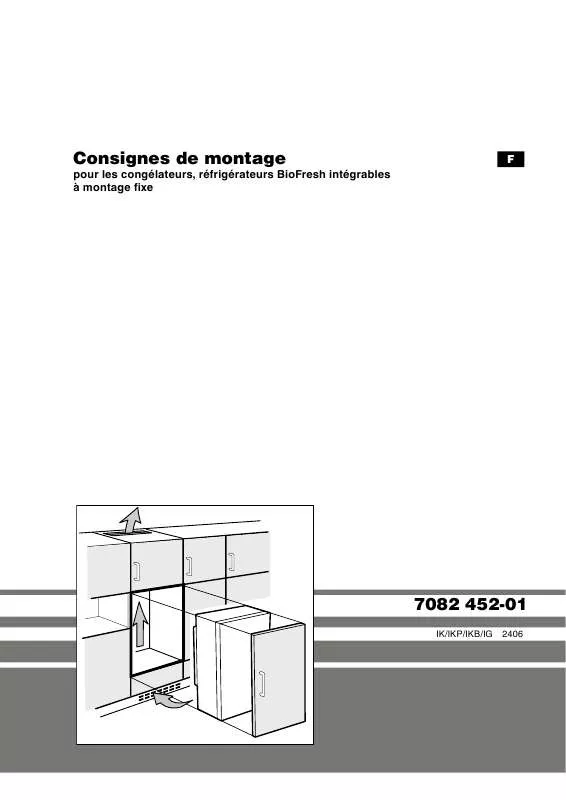 Mode d'emploi LIEBHERR IKP 2654