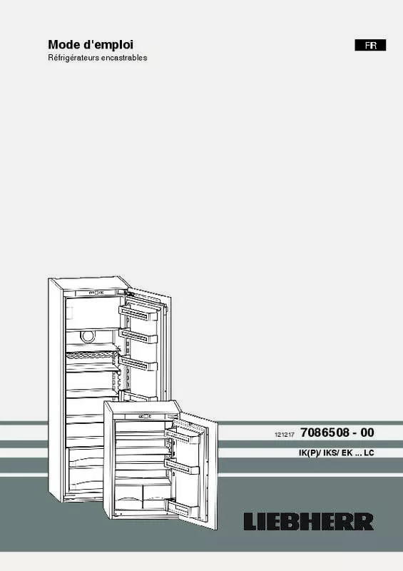 Mode d'emploi LIEBHERR IKS 251