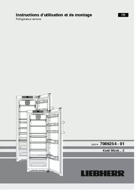 Mode d'emploi LIEBHERR K 4310