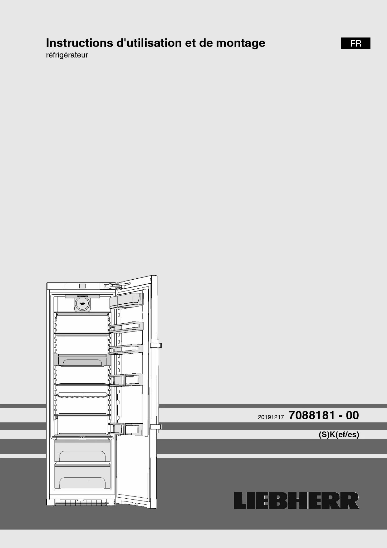 Mode d'emploi LIEBHERR K4330-20