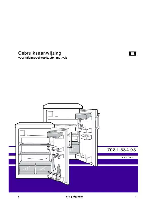 Mode d'emploi LIEBHERR KTP 1544