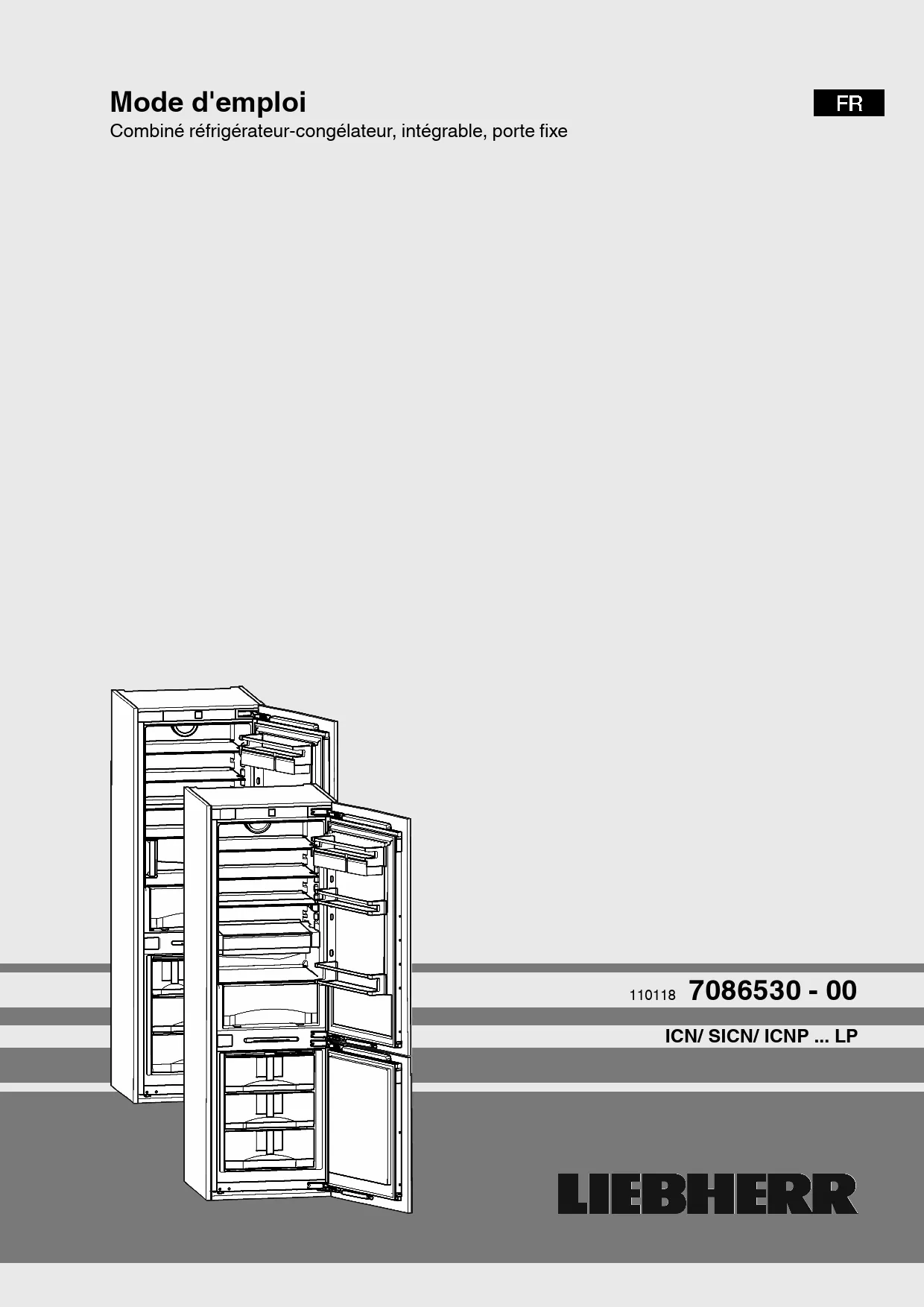 Mode d'emploi LIEBHERR SICN 3386