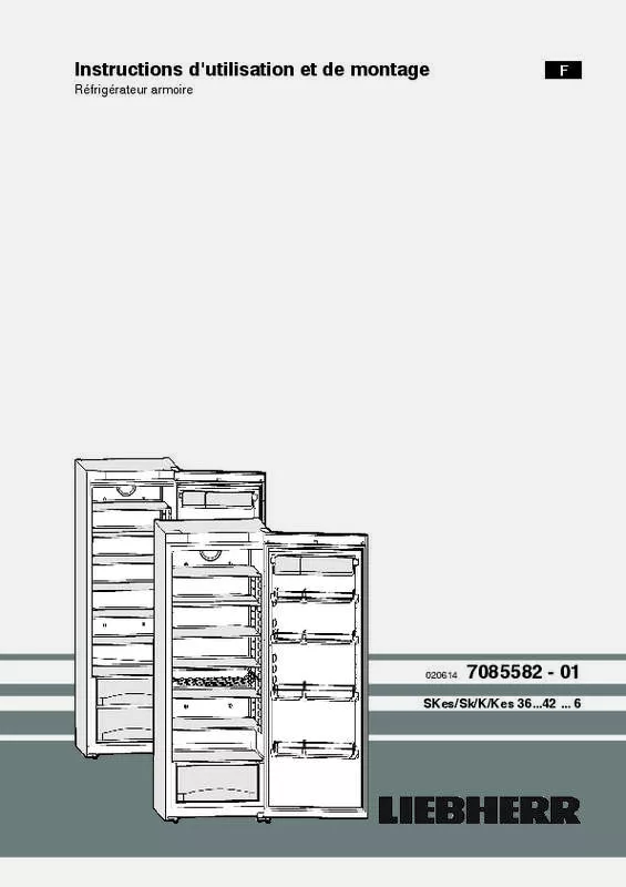 Mode d'emploi LIEBHERR SKESF 4240