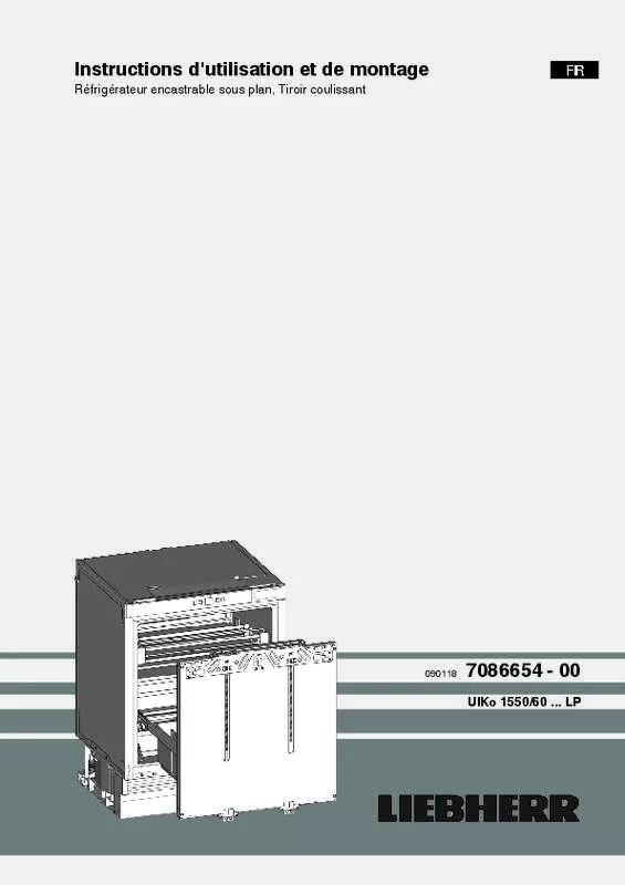 Mode d'emploi LIEBHERR UIKP1550