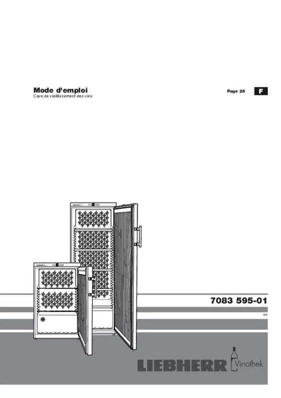 Mode d'emploi LIEBHERR WK137