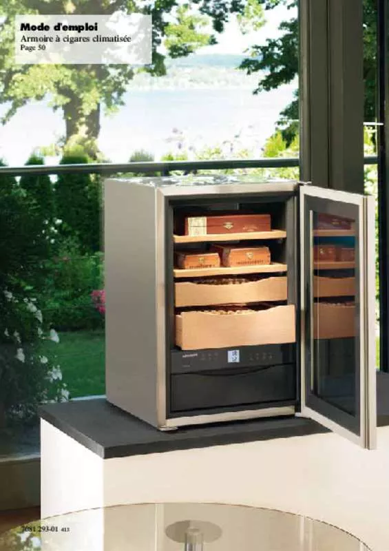 Mode d'emploi LIEBHERR ZKES 453 HUMIDOR