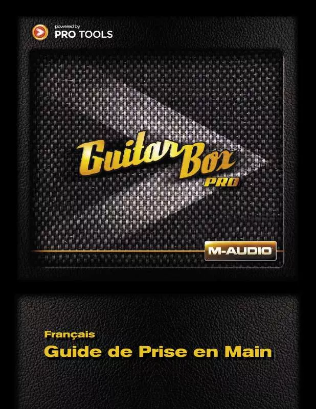 Mode d'emploi M-AUDIO GUITARBOX PRO