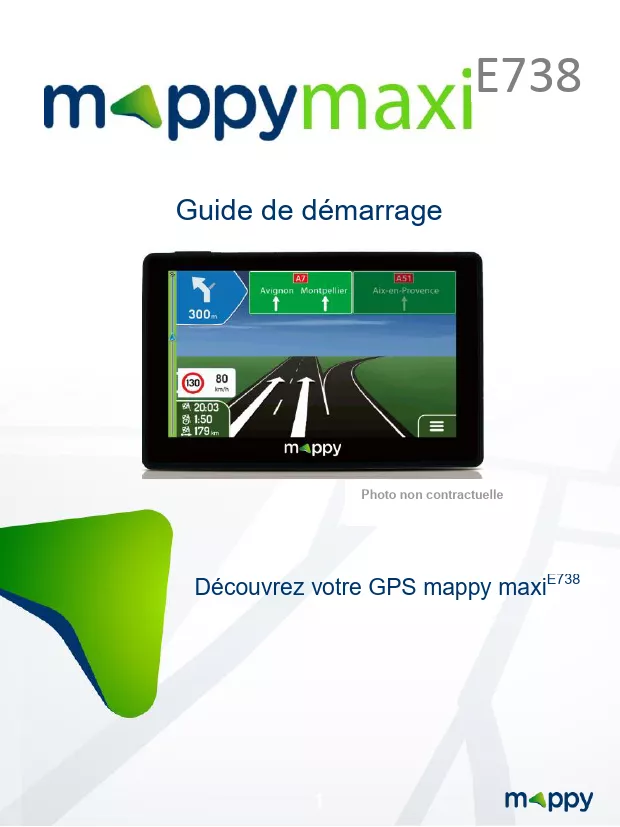 Mode d'emploi MAPPY MAXI E738