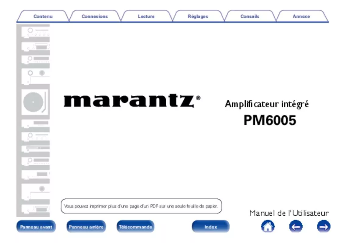 Mode d'emploi MARANTZ ST320L