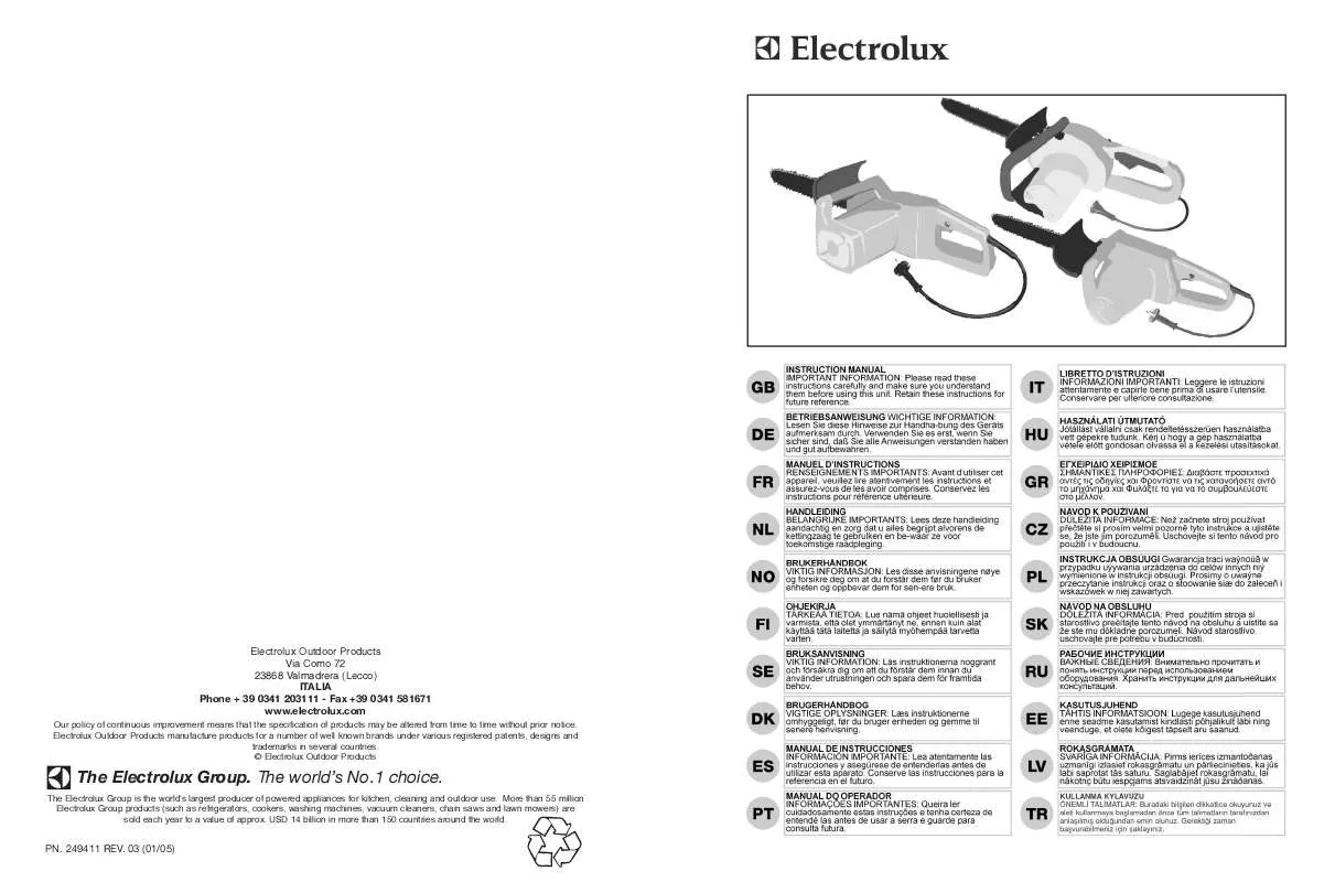 Mode d'emploi MCCULLOCH ELECTRAMAC 2140 SCHUKO