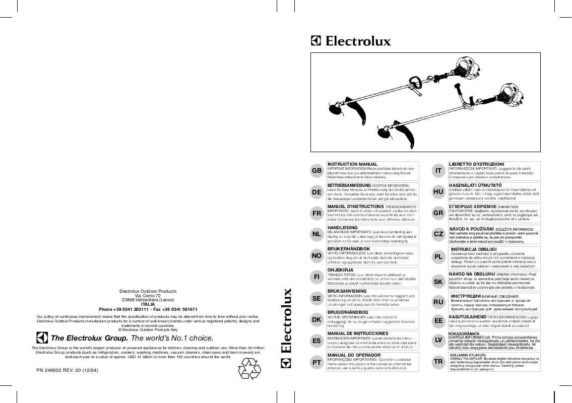 Mode d'emploi MCCULLOCH EUROMAC D390