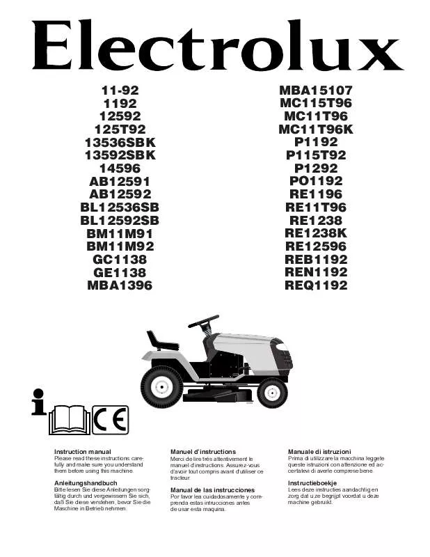 Mode d'emploi MCCULLOCH MC115T96