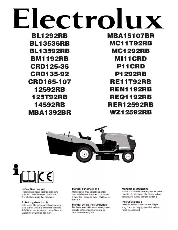 Mode d'emploi MCCULLOCH MC11T92RB