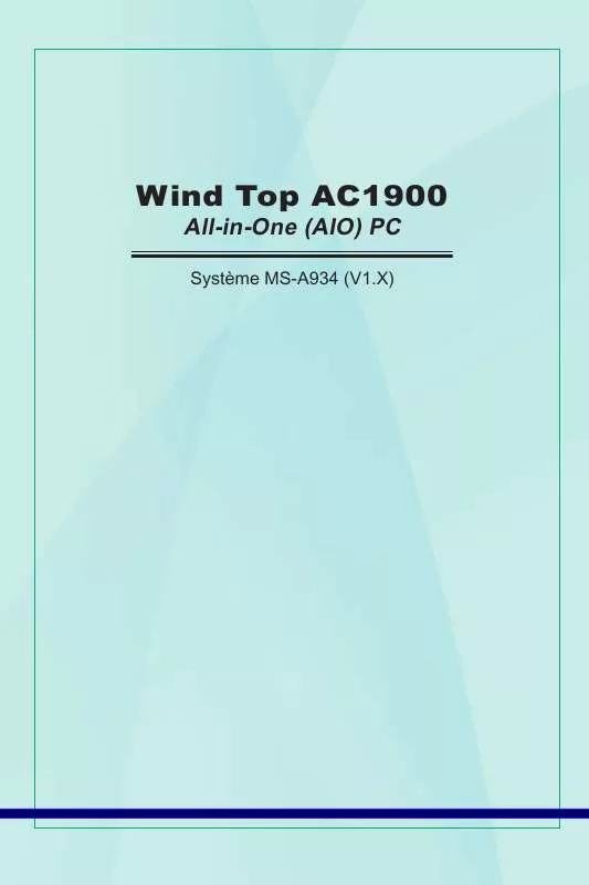 Mode d'emploi MSI WIND TOP AC1900