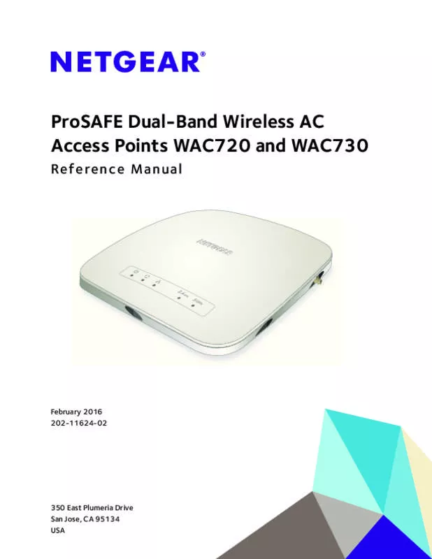 Mode d'emploi NETGEAR WAC720 X3