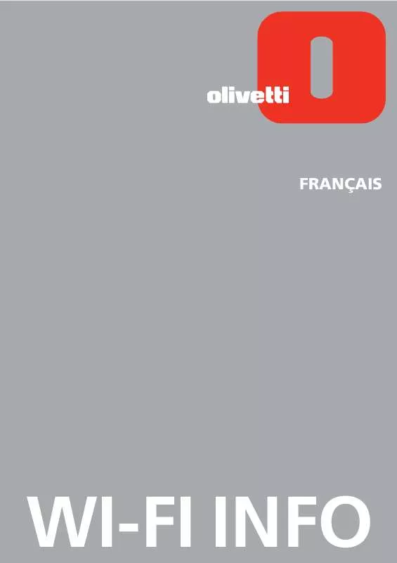 Mode d'emploi OLIVETTI ANY_WAY WIFI