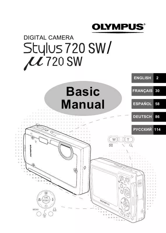 Mode d'emploi OLYMPUS µ 720 SW