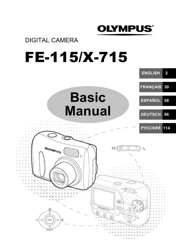 Mode d'emploi OLYMPUS FE-115