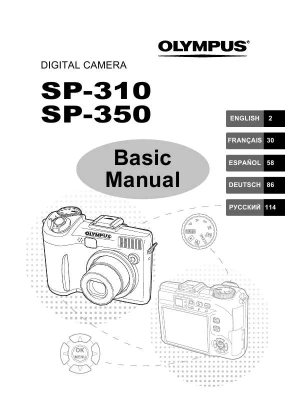 Mode d'emploi OLYMPUS SP-310