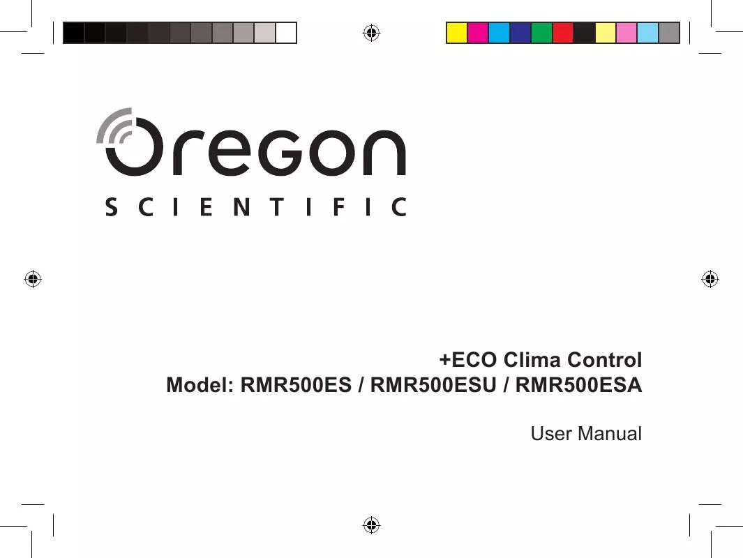 Mode d'emploi OREGON RMR500ESA