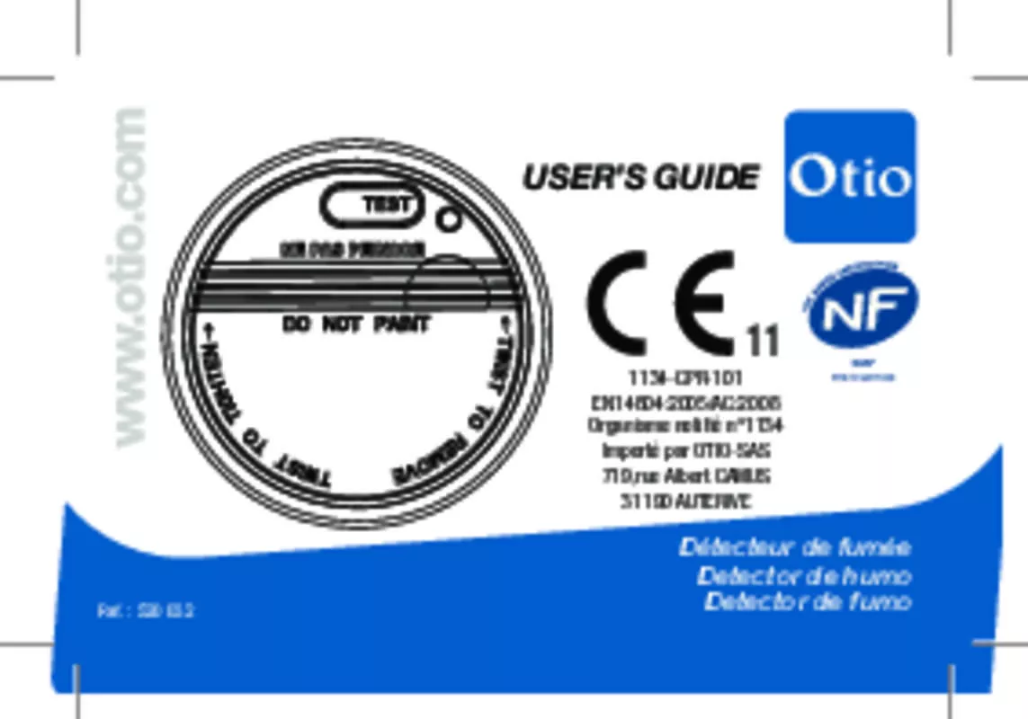 Mode d'emploi OTIO 520033