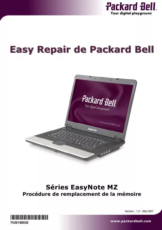 Mode d'emploi PACKARD BELL EASYNOTE MZ35-200D