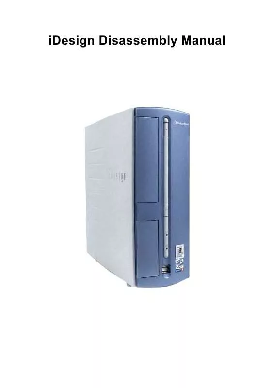 Mode d'emploi PACKARD BELL I DESIGN 2071