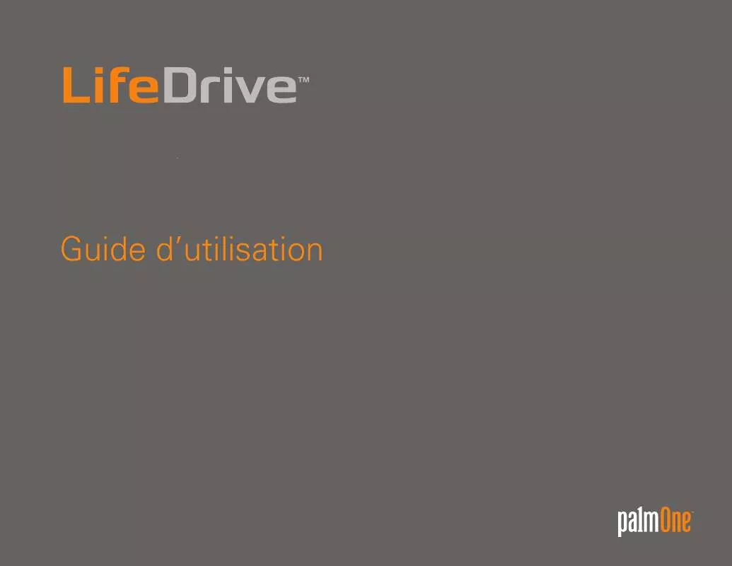 Mode d'emploi PALM LIFEDRIVE