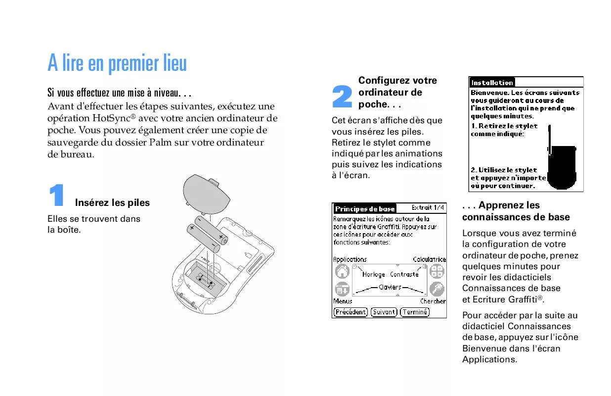 Mode d'emploi PALM M125