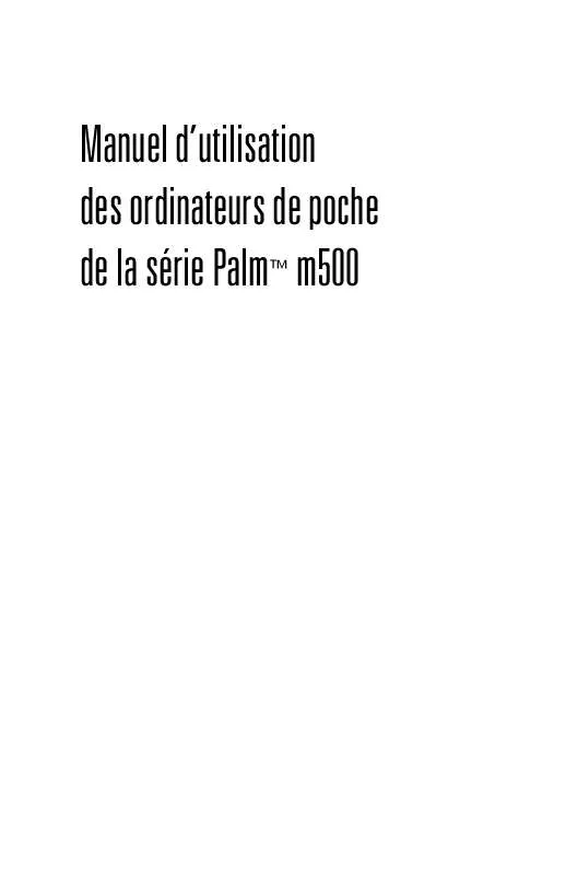 Mode d'emploi PALM M515